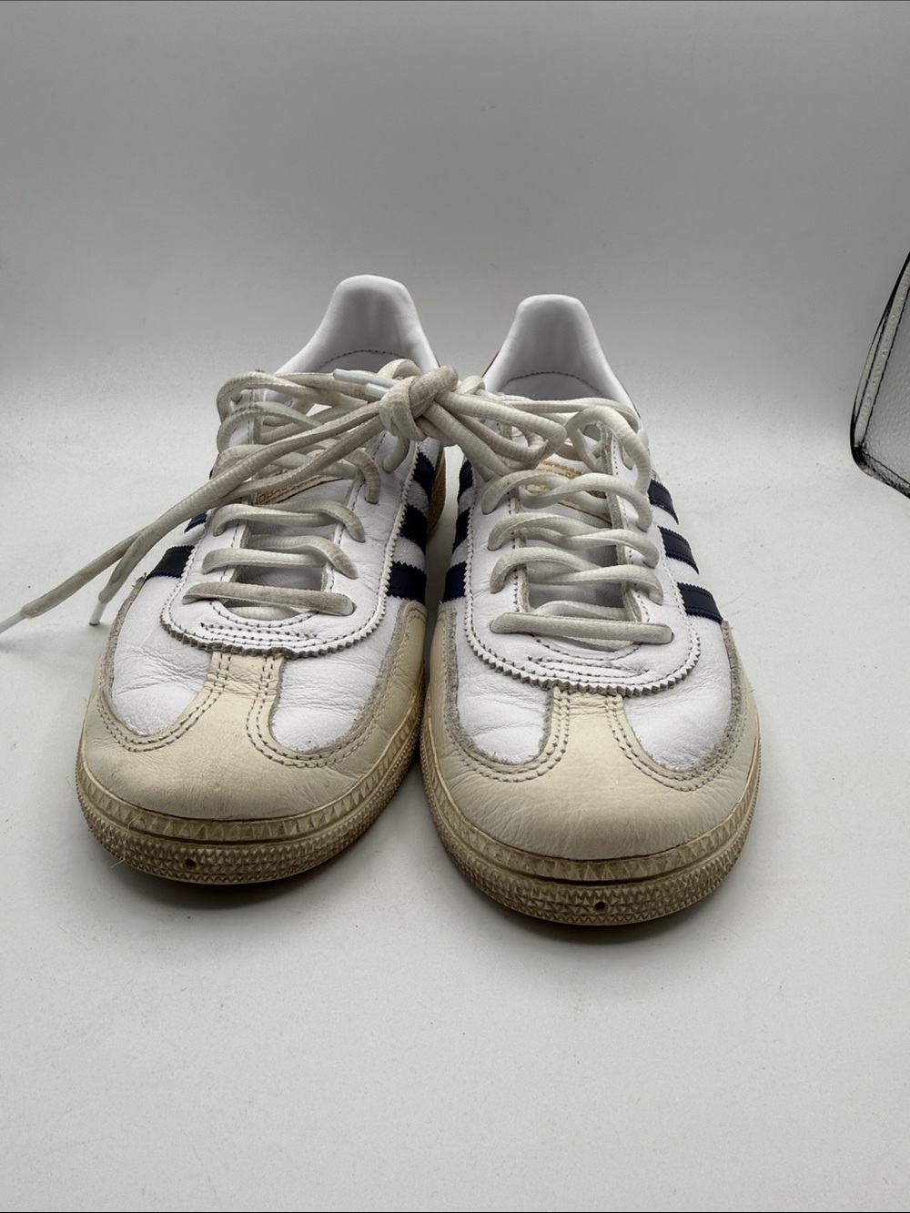 Adidas HAMDBALL SPEZIAL men’s 6.5 women’s 7.5 blue strip red heel S11 - Picture 2 of 6